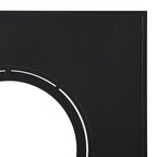 Henley 40" Round Aluminum Basketweave Convertible Gas Fire Pit Table