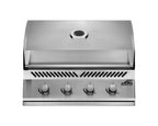 Patio Outdoor Kitchen Gas Grill - Patio Elegance OASIS™ 100 with Built-in 500 Series 32" Grill