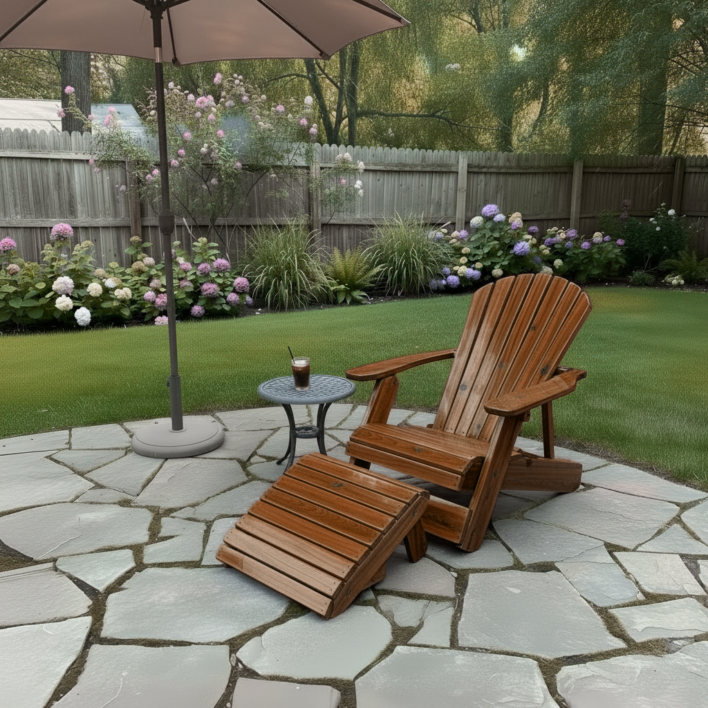 Wooden Royal Reclining Adirondack Chair (Large)