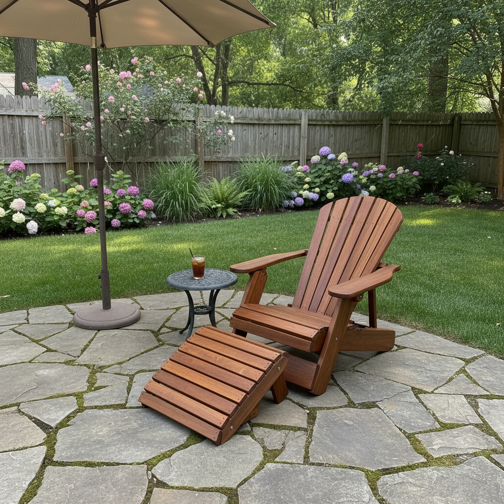 Wooden Royal Reclining Adirondack Chair (Large)