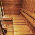 Mande MW20 Outdoor ThermoWood Sauna – Premium Backyard Relaxation by Patio Elegance